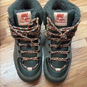 Nike City Classic Olive and Orange Boots